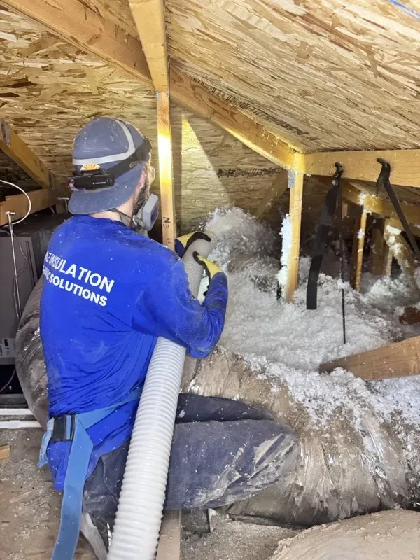 R-38 blown-in attic insulation upgrade in Apache Junction with an SRP rebate