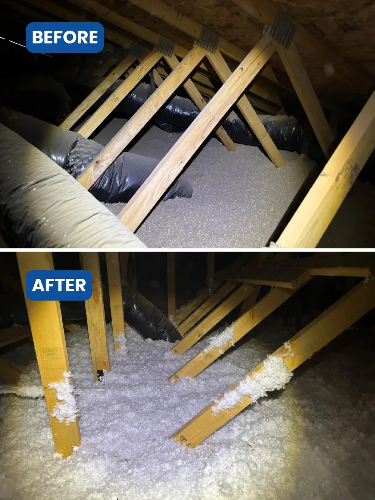 Chandler attic upgraded to R-38