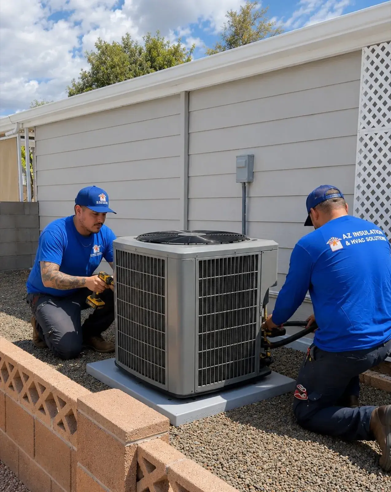New high-efficiency AC install